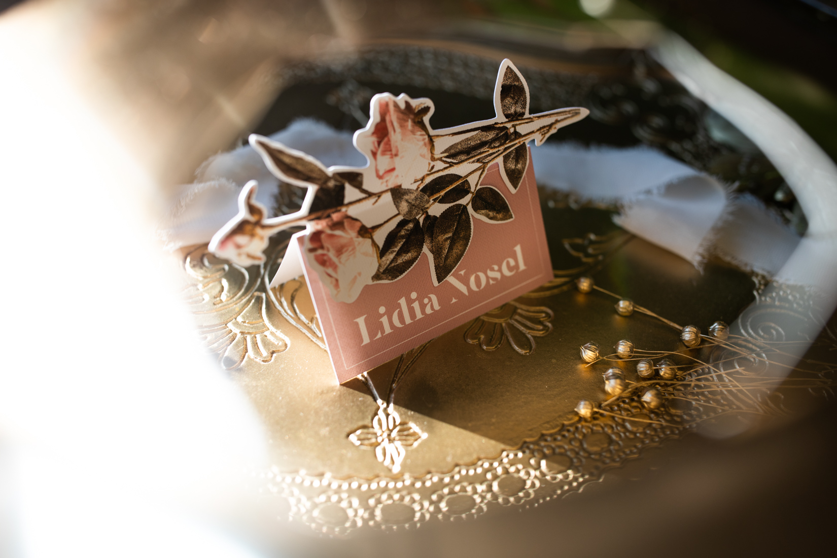 Winietki składane z kwiatem - Obrázek 2